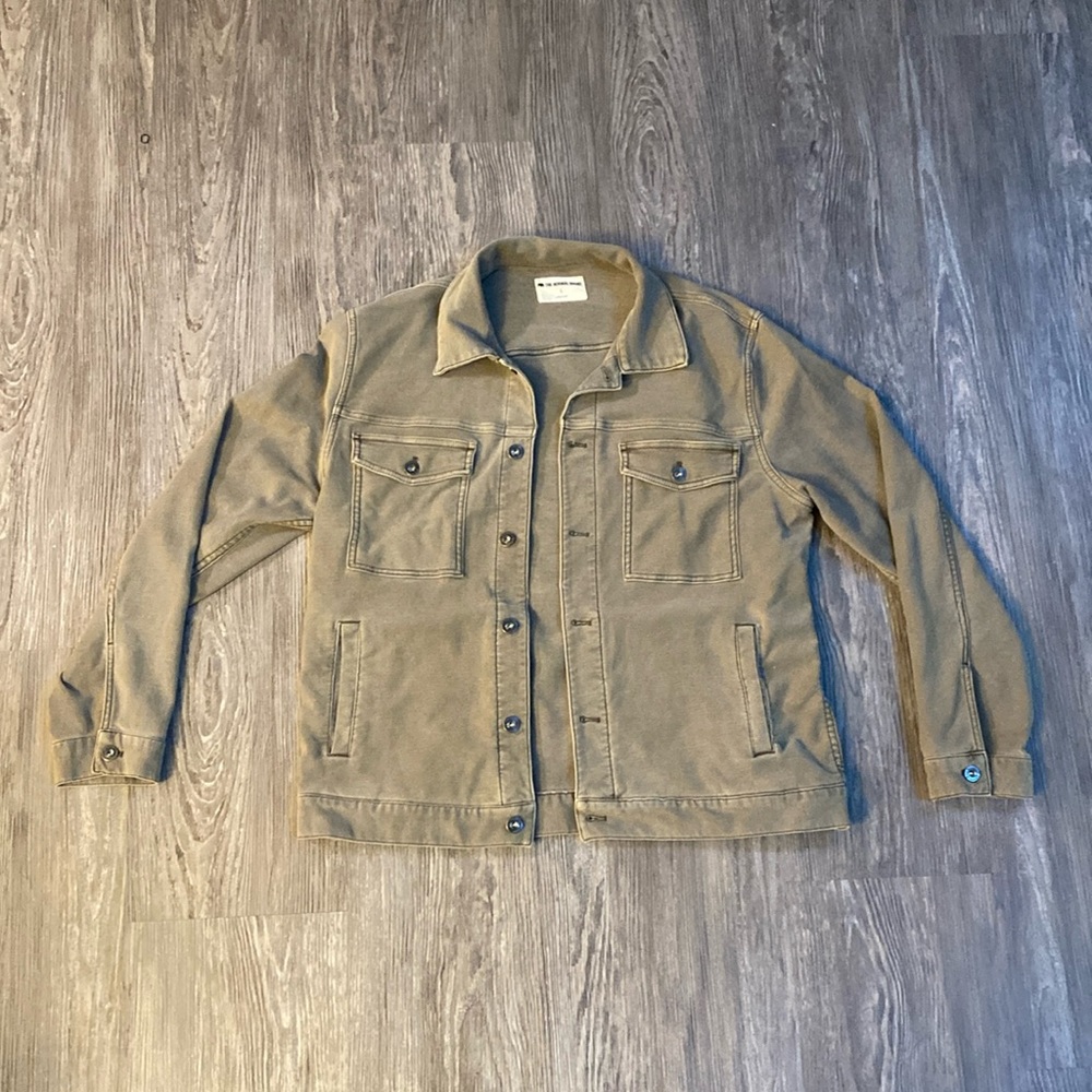 Comfort terry trucker jacket
